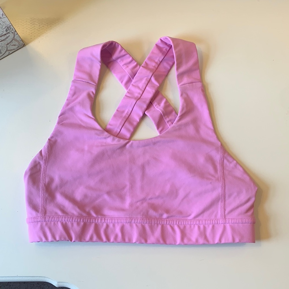 Lululemon pink sports bra